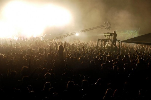 The crowd at Stufstock festival, circa 2005